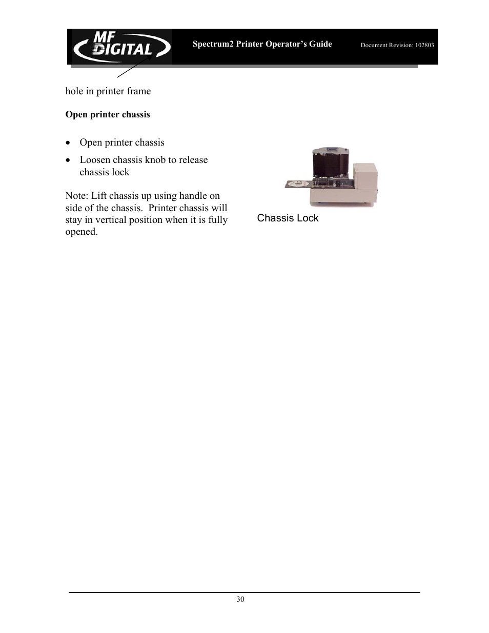 MF Digital Spectrum 2 Thermal User Manual | Page 31 / 77