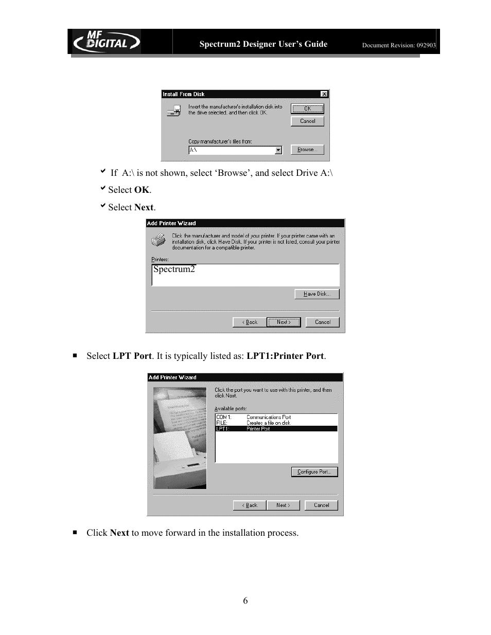 MF Digital Spectrum 2 Designer User Manual | Page 7 / 37