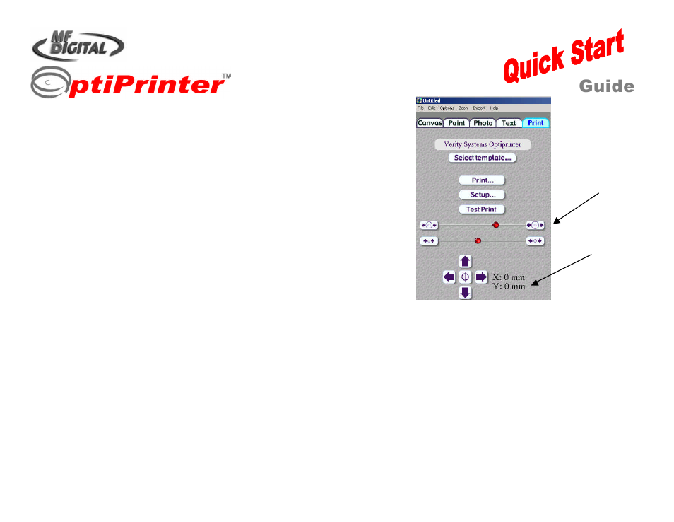 Guide, Cd/dvd inkjet printer | MF Digital OptiEC Inkjet QuickStart User Manual | Page 3 / 4