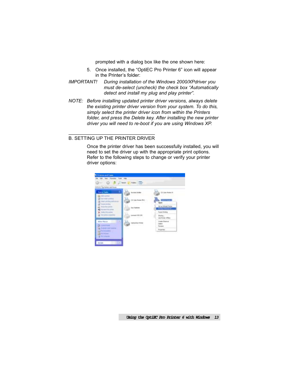 MF Digital OptiEC Pro 6 User Manual | Page 17 / 35