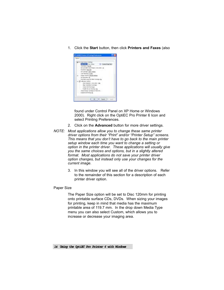 MF Digital OptiEC Pro 6 User Manual | Page 18 / 35