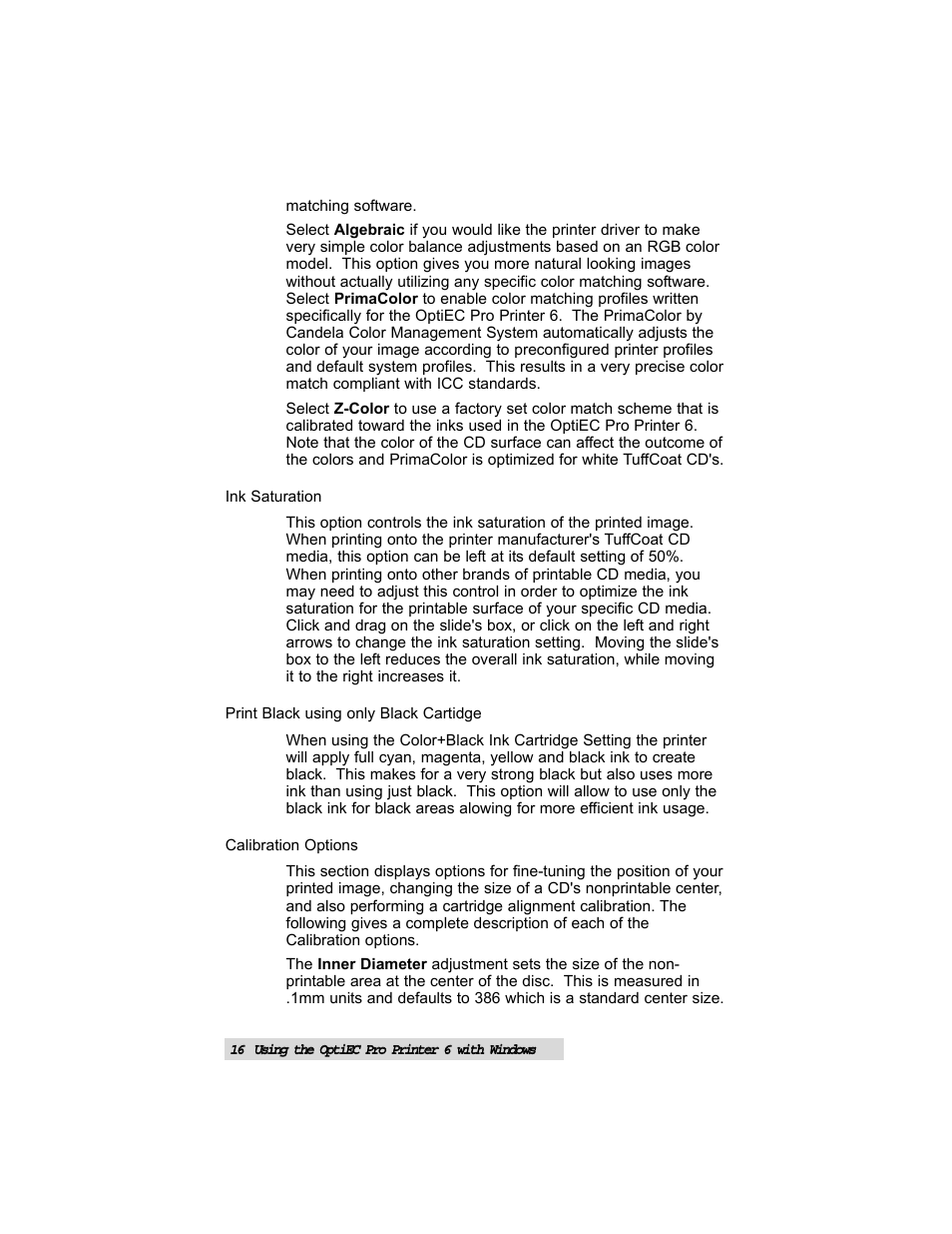 MF Digital OptiEC Pro 6 User Manual | Page 20 / 35