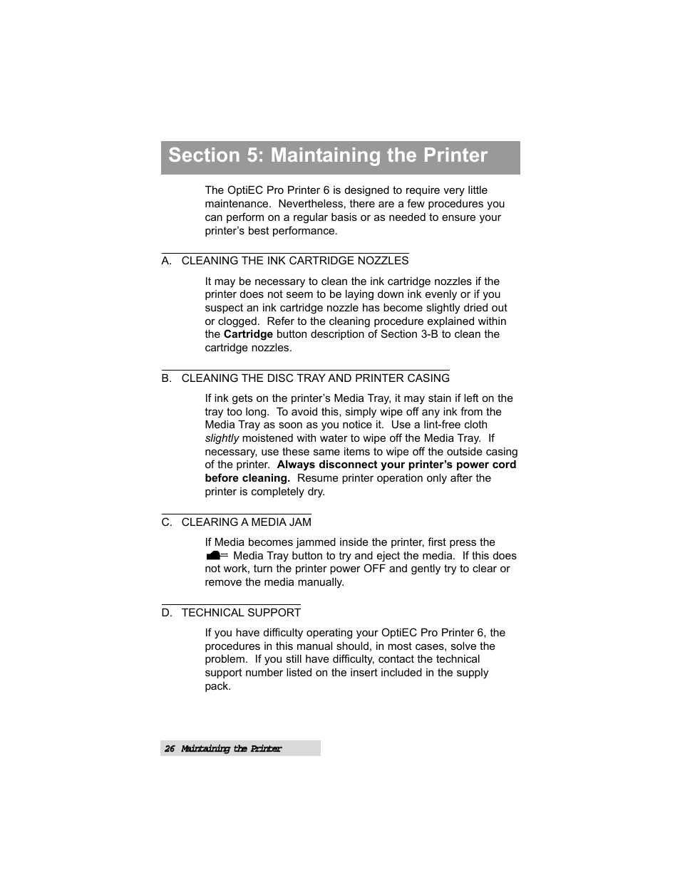 MF Digital OptiEC Pro 6 User Manual | Page 30 / 35