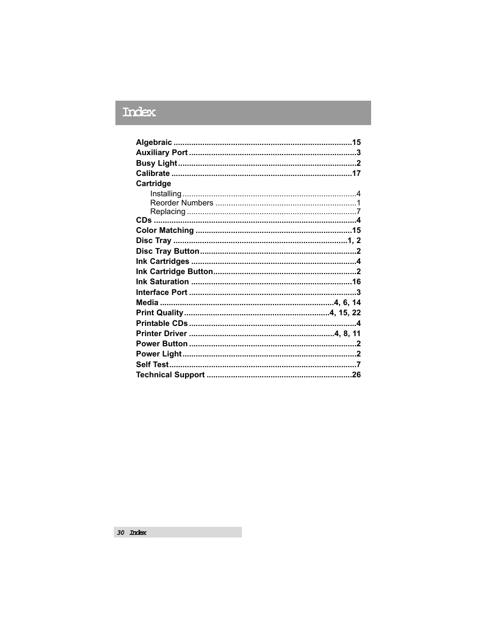 Iin nd de ex x | MF Digital OptiEC Pro 6 User Manual | Page 34 / 35