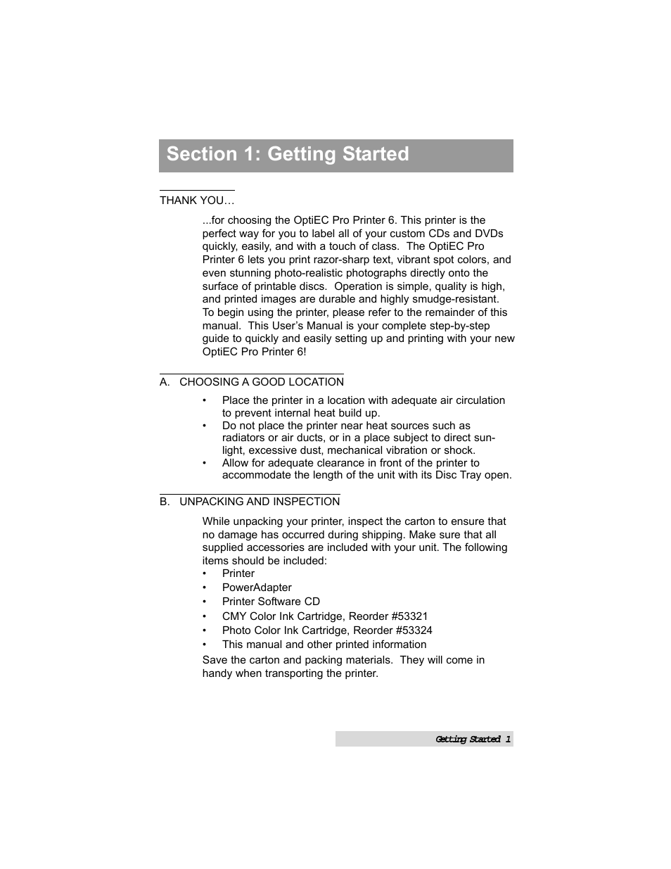 MF Digital OptiEC Pro 6 User Manual | Page 5 / 35