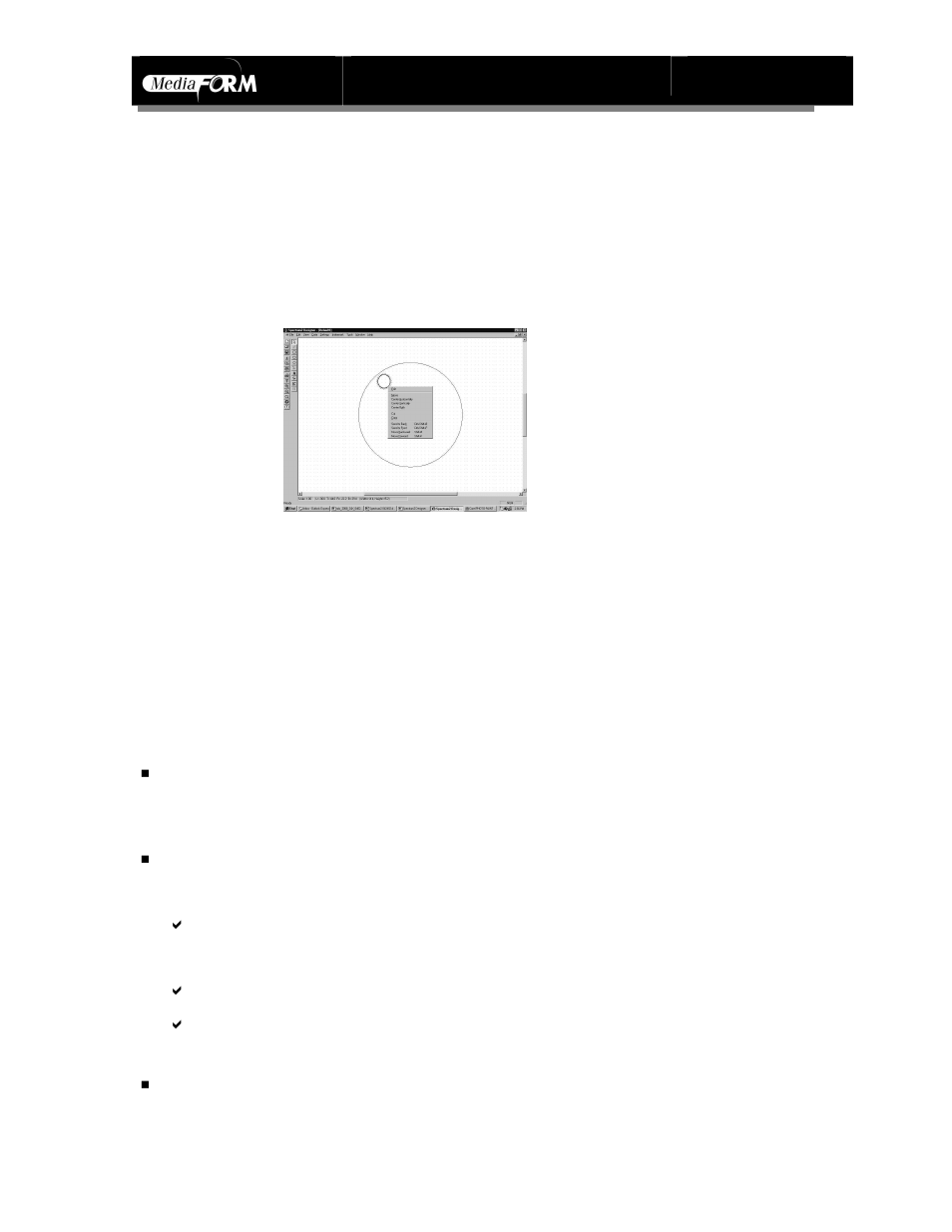 Changing object size | MF Digital Spectrum Designer Software for Spectrum 2 Thermal Printer (Rev: 03/05/01) User Manual | Page 29 / 37