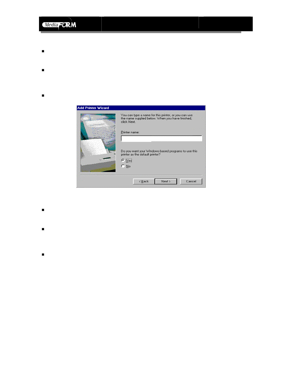 MF Digital Spectrum Designer Software for Spectrum 2 Thermal Printer (Rev: 03/05/01) User Manual | Page 8 / 37