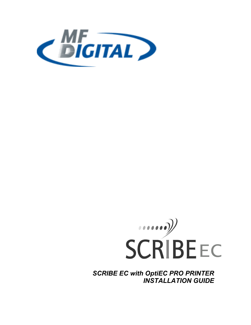 MF Digital OptiEC Pro User Manual | 13 pages