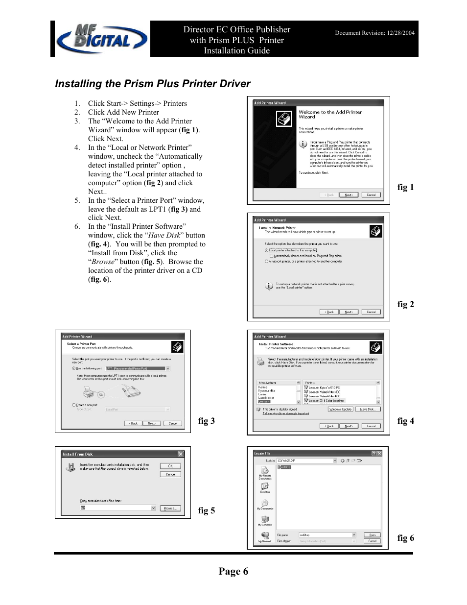 MF Digital Rimage Prism Plus Thermal User Manual | Page 6 / 15