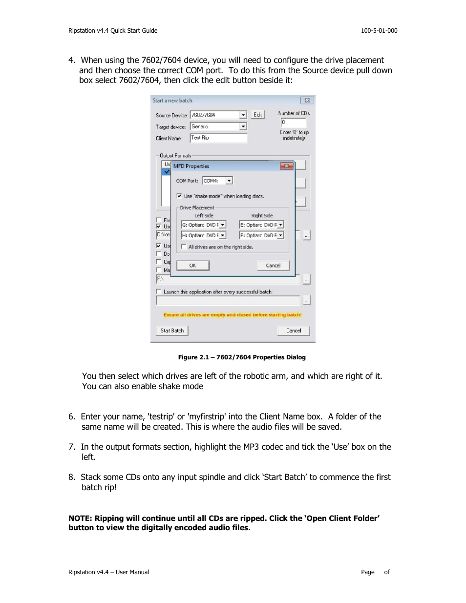 MF Digital Ripstation v4.4.15.0 User Manual | Page 10 / 34
