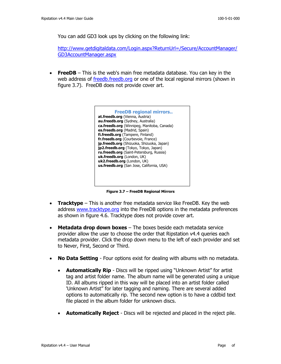 MF Digital Ripstation v4.4.15.0 User Manual | Page 19 / 34