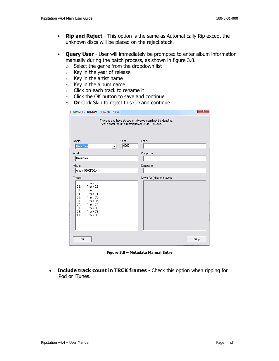 MF Digital Ripstation v4.4.15.0 User Manual | Page 20 / 34