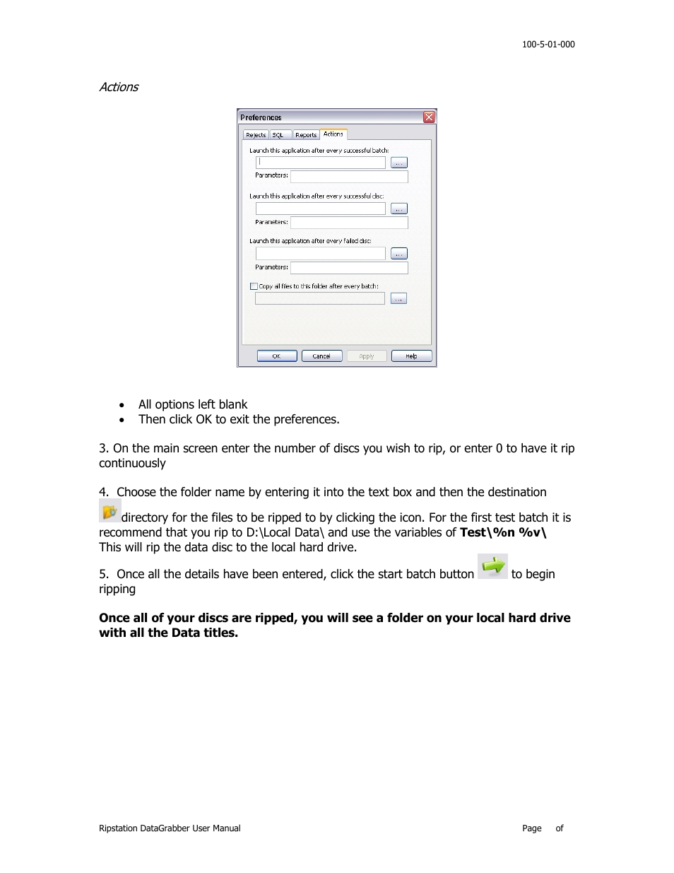 MF Digital Ripstation DataGrabber V1.0.35.0 User Manual | Page 10 / 23