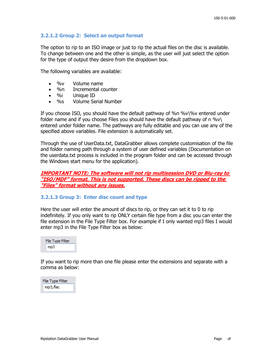 MF Digital Ripstation DataGrabber V1.0.35.0 User Manual | Page 13 / 23