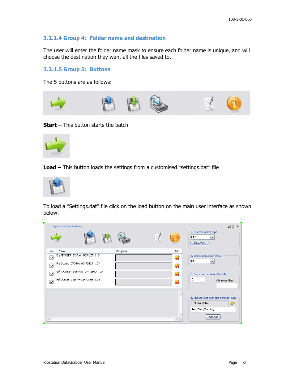 MF Digital Ripstation DataGrabber V1.0.35.0 User Manual | Page 14 / 23