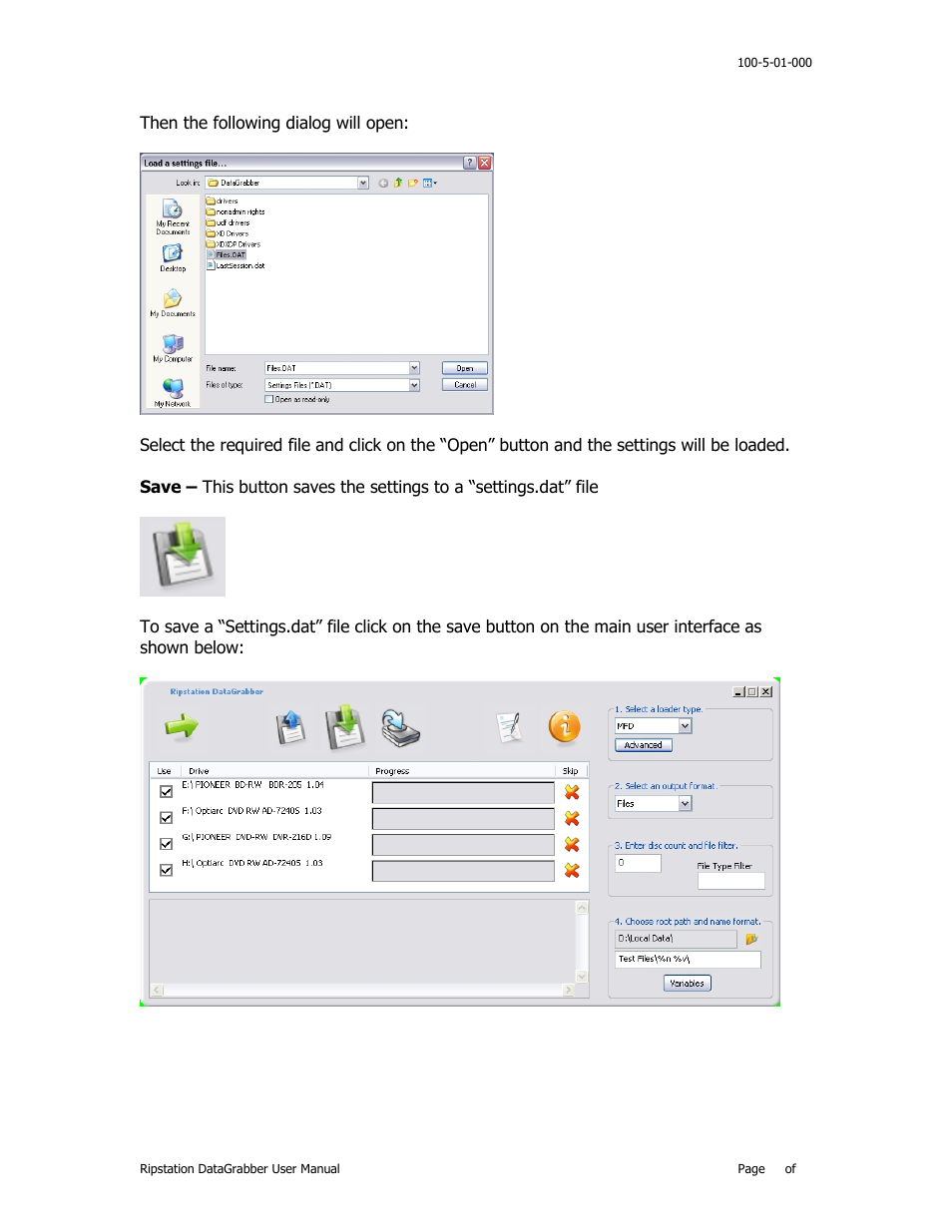 MF Digital Ripstation DataGrabber V1.0.35.0 User Manual | Page 15 / 23