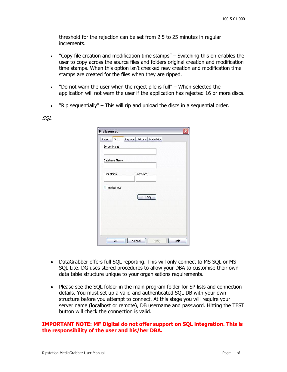 MF Digital Ripstation MediaGrabber V1.0.35.0 User Manual | Page 19 / 28