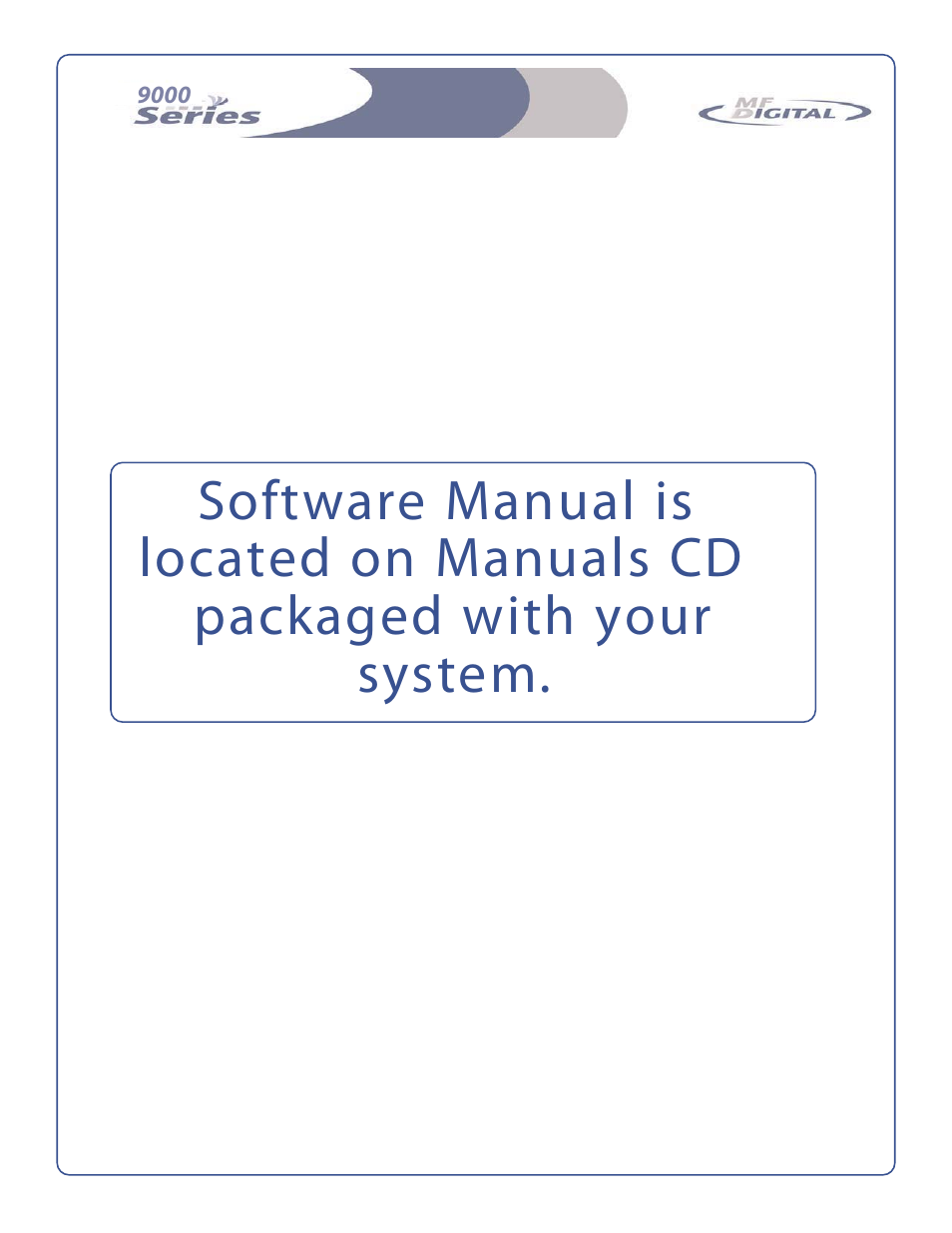 MF Digital SCRIBE 9600 User Manual | Page 2 / 12