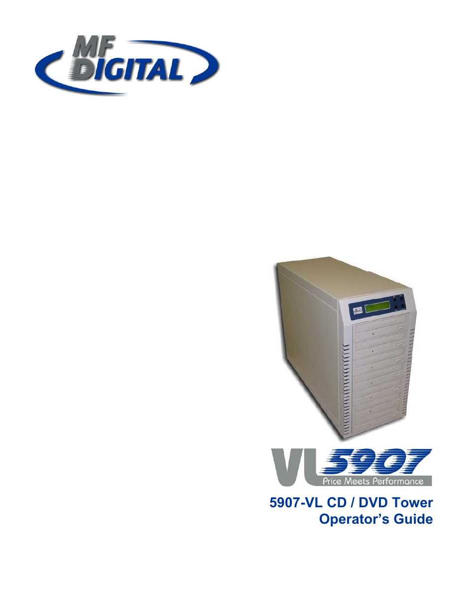 MF Digital 5907-VL CD/DVD Tower User Manual | 23 pages