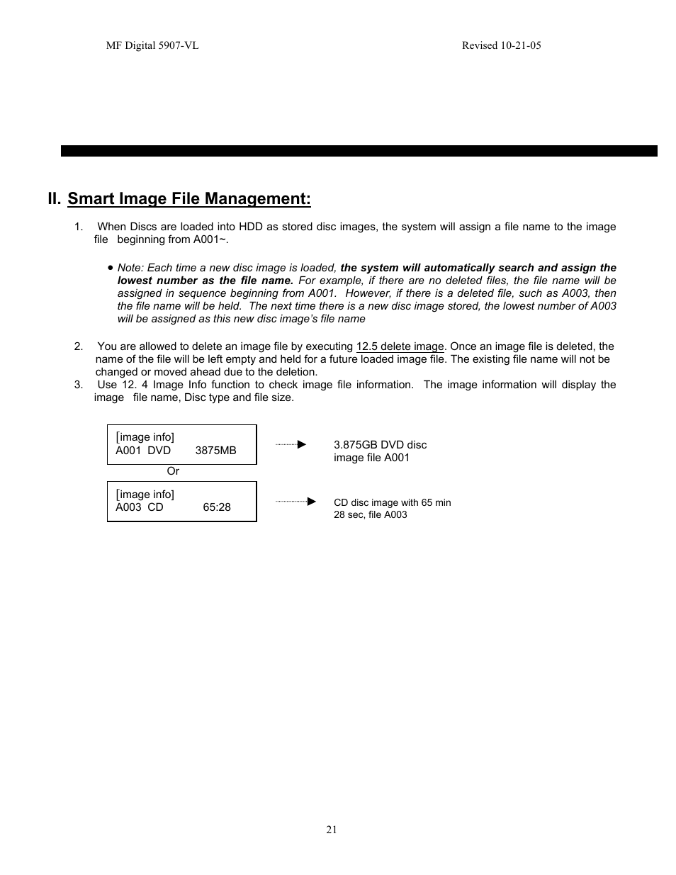 Ii. smart image file management | MF Digital 5907-VL CD/DVD Tower User Manual | Page 22 / 23