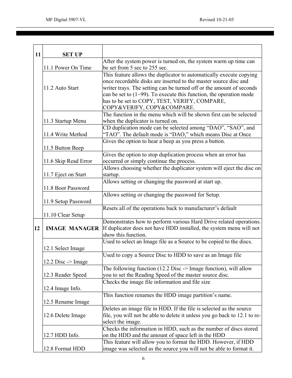MF Digital 5907-VL CD/DVD Tower User Manual | Page 7 / 23