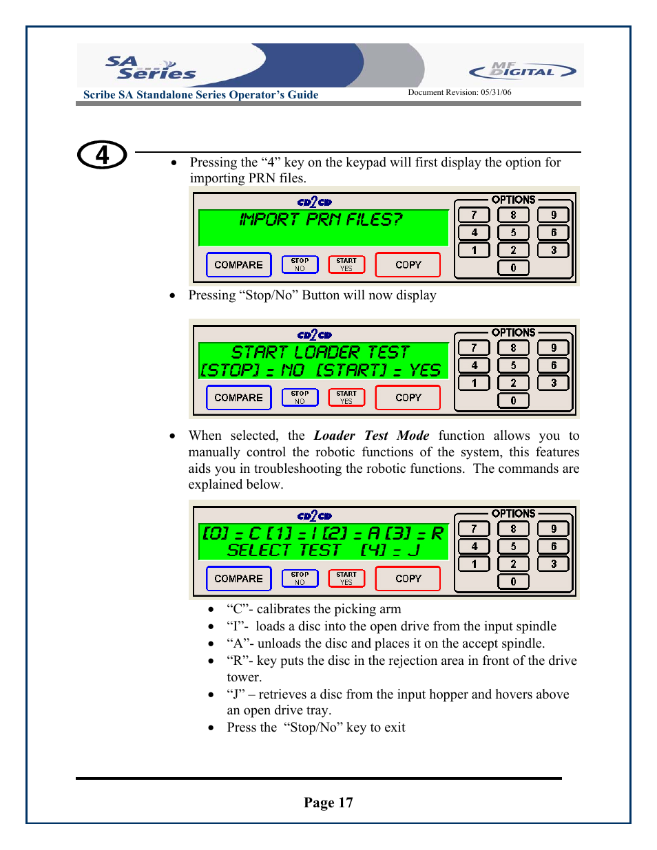 Page 17 | MF Digital SCRIBE SA 3000 User Manual | Page 17 / 72