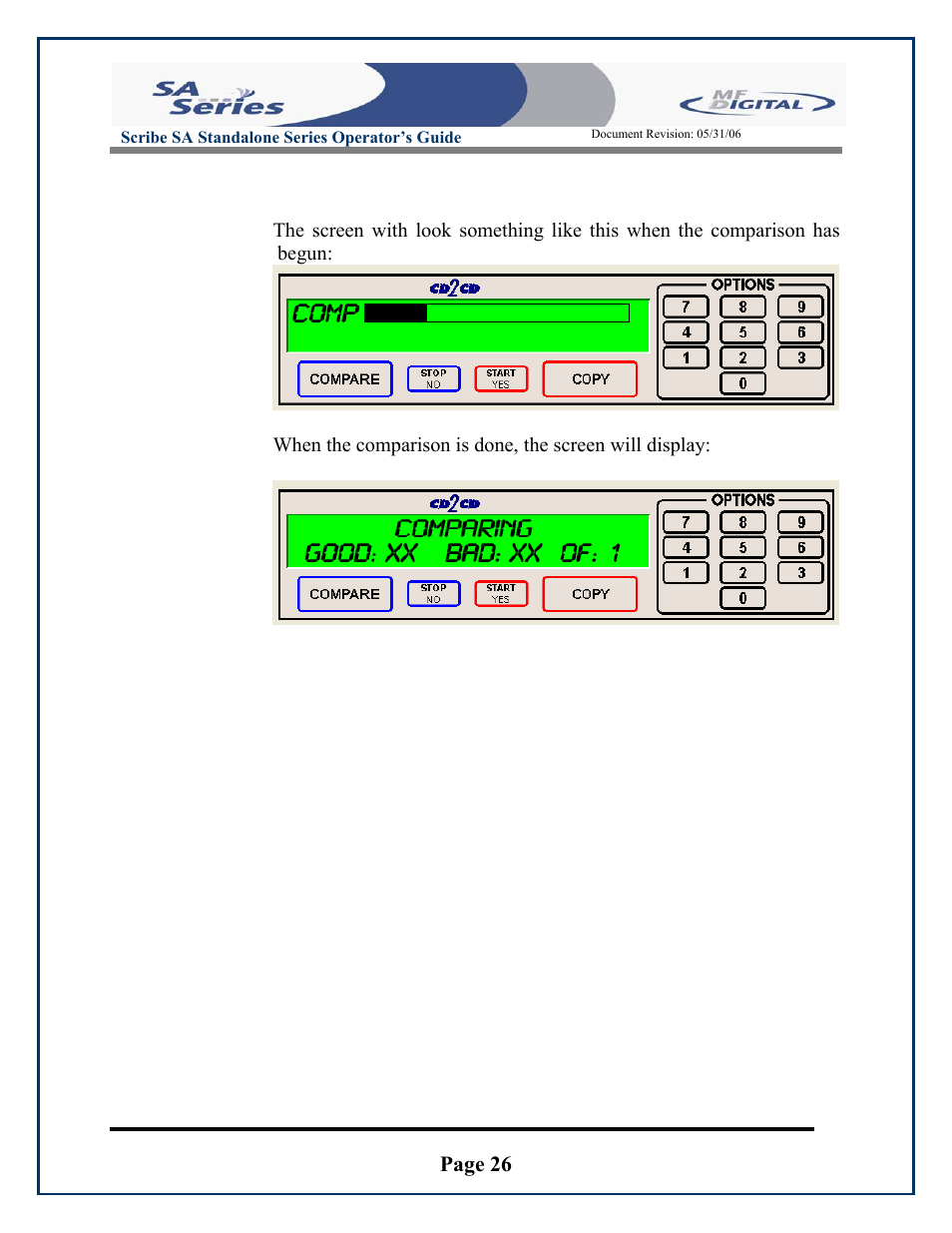 Page 26 | MF Digital SCRIBE SA 3000 User Manual | Page 26 / 72