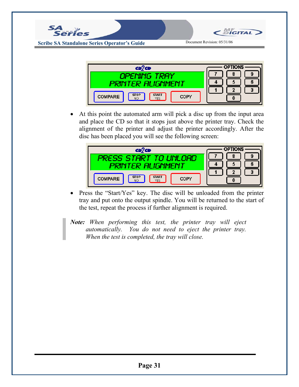 Page 31 | MF Digital SCRIBE SA 3000 User Manual | Page 31 / 72