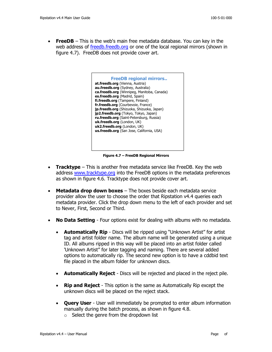 MF Digital Ripstation Lite v4.4.11.0 User Manual | Page 25 / 43