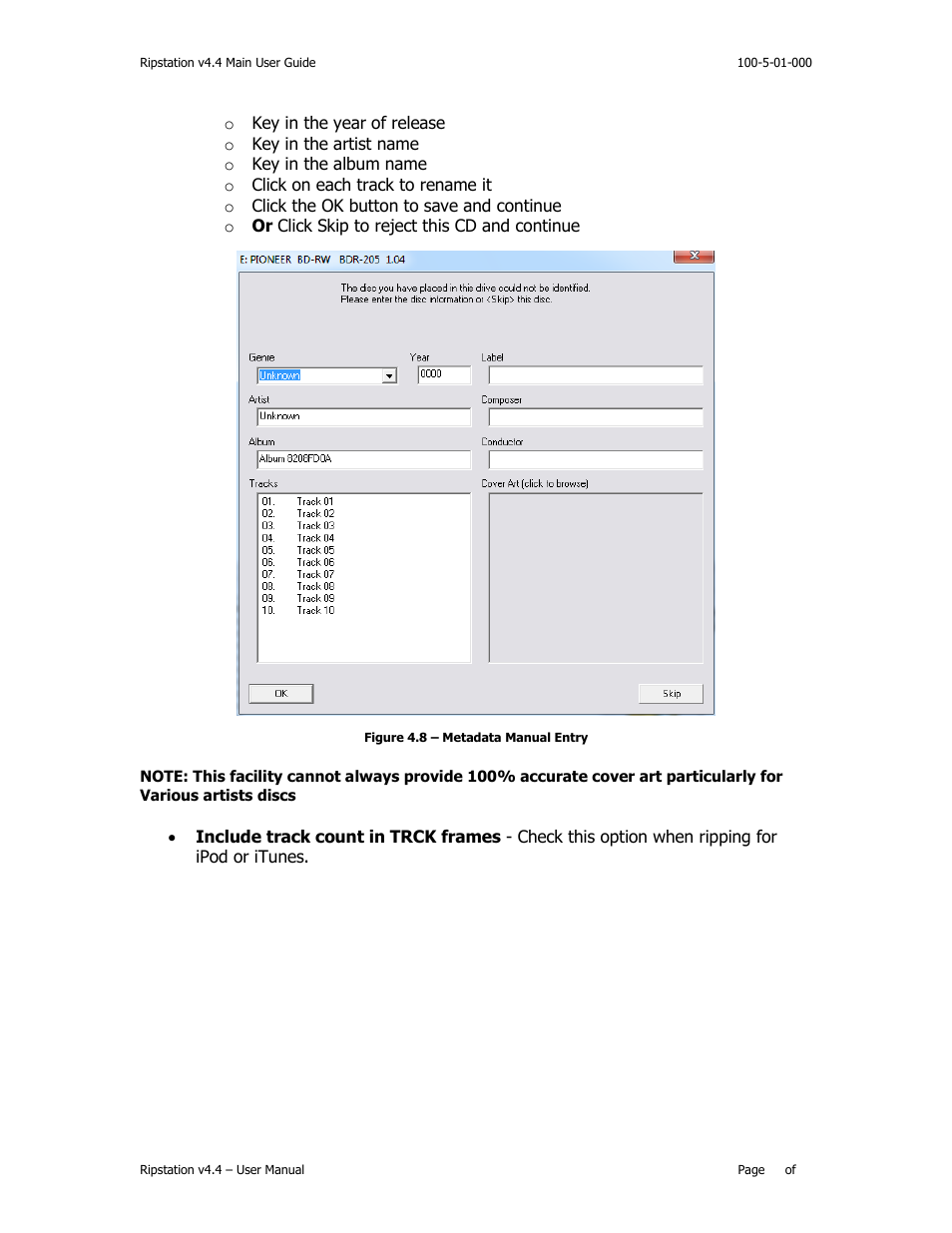 MF Digital Ripstation Lite v4.4.11.0 User Manual | Page 26 / 43