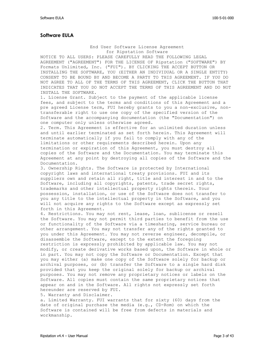 MF Digital Ripstation Lite v4.4.11.0 User Manual | Page 3 / 43