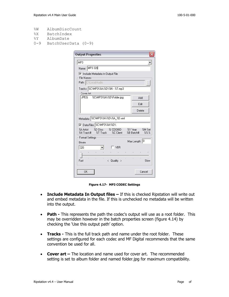 MF Digital Ripstation Lite v4.4.11.0 User Manual | Page 35 / 43