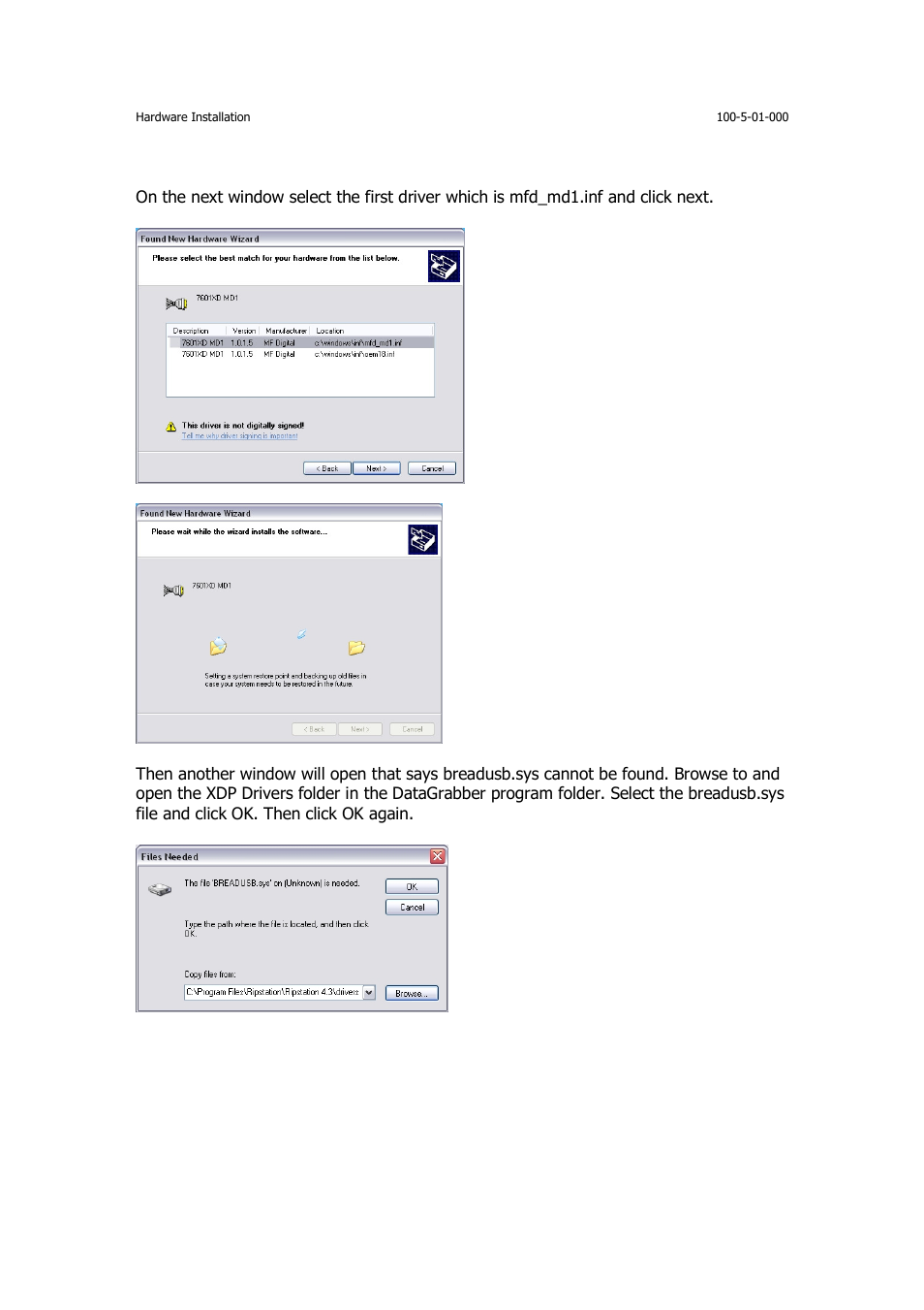 MF Digital Ripstation DataGrabber V1.0.29.0 User Manual | Page 12 / 28