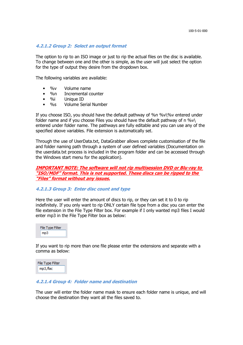 MF Digital Ripstation DataGrabber V1.0.29.0 User Manual | Page 19 / 28