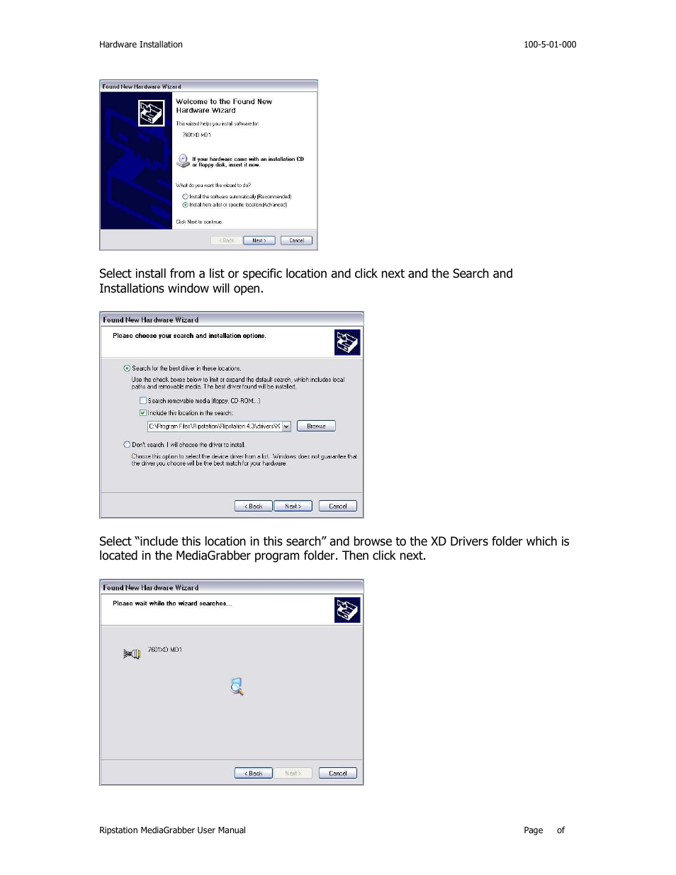 MF Digital Ripstation MediaGrabber V1.0.29.0 User Manual | Page 13 / 33
