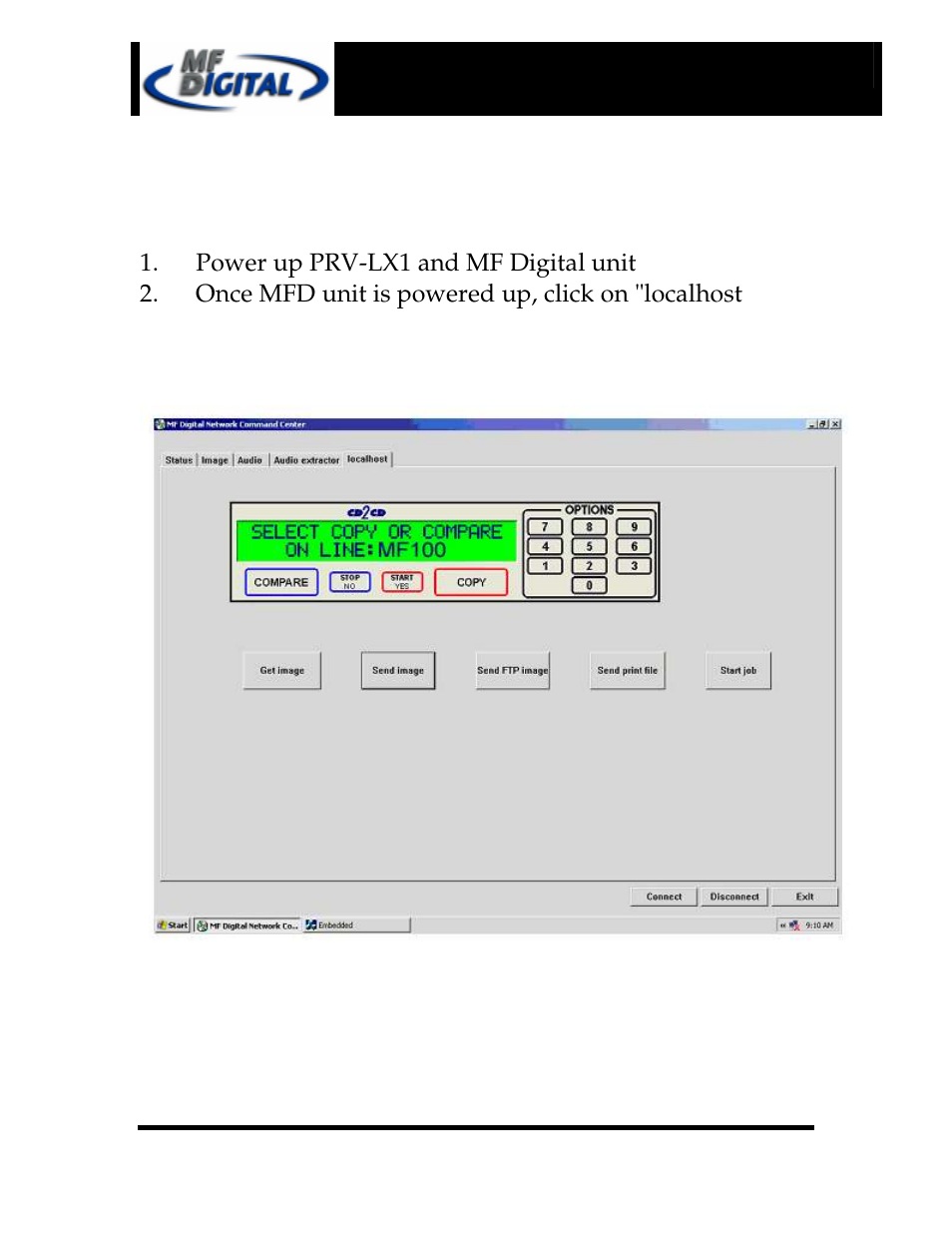 Operation | MF Digital SCRIBE SA LX1 & 3104 User Manual | Page 3 / 10