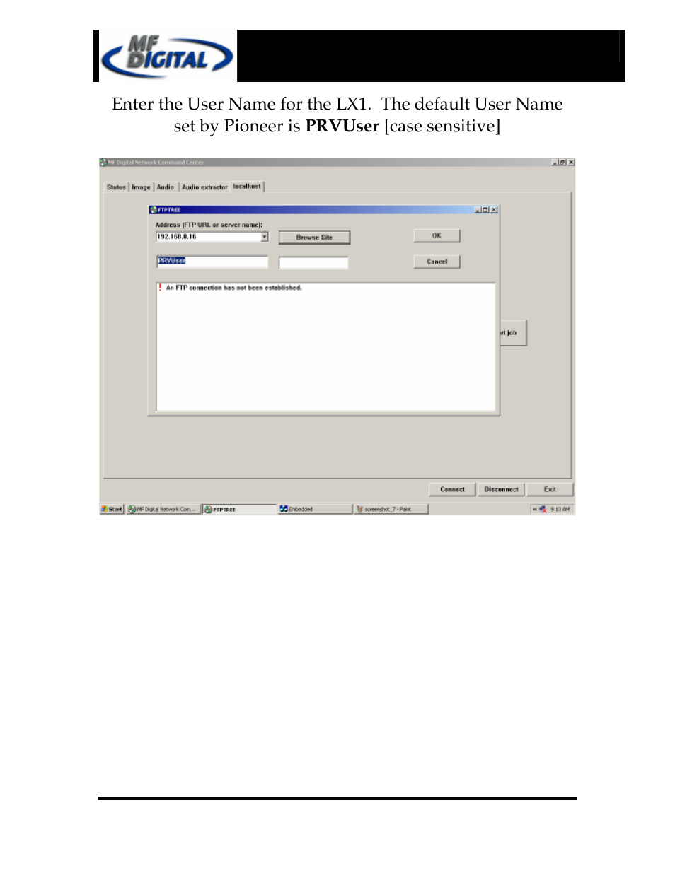 Page 6 | MF Digital LX1 & 5906 User Manual | Page 6 / 10