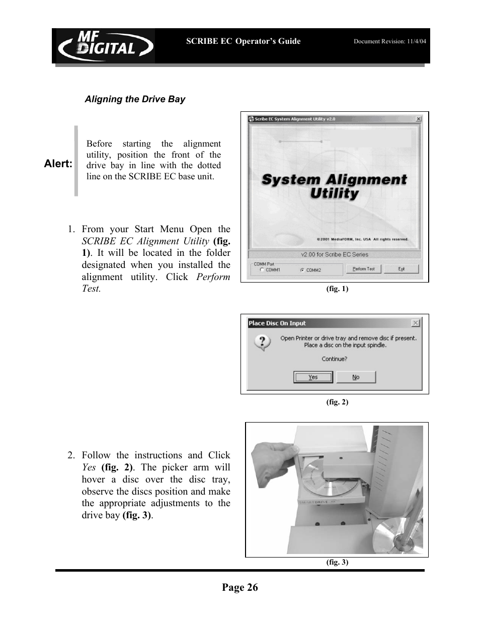 MF Digital SCRIBE EC PC-Based Series User Manual | Page 27 / 91