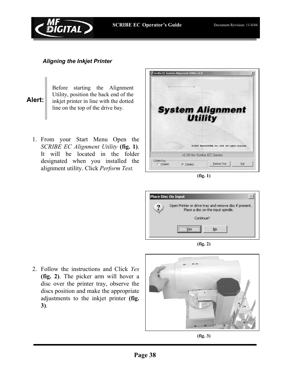 MF Digital SCRIBE EC PC-Based Series User Manual | Page 39 / 91