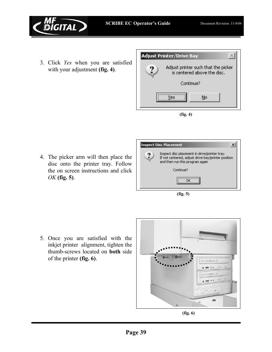 MF Digital SCRIBE EC PC-Based Series User Manual | Page 40 / 91