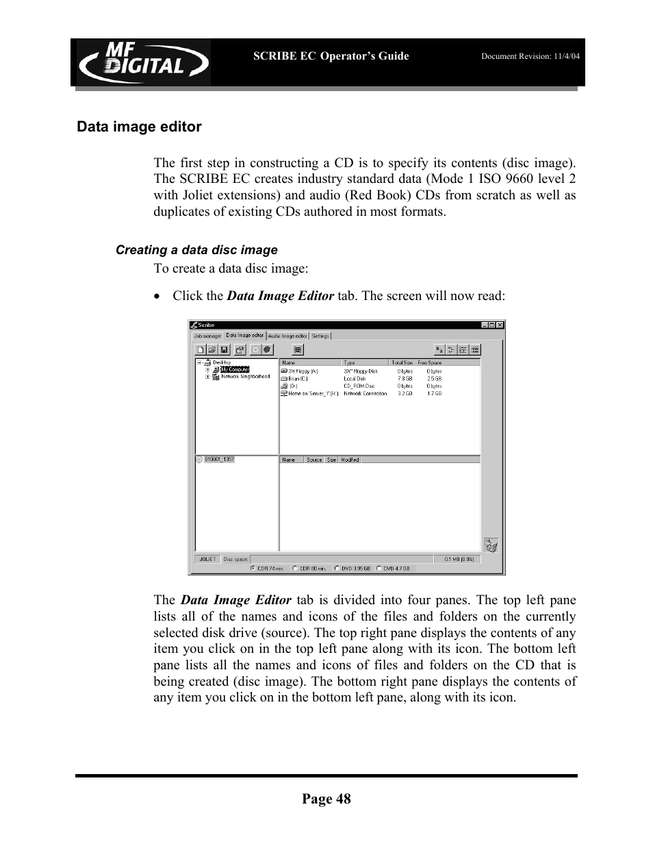 MF Digital SCRIBE EC PC-Based Series User Manual | Page 49 / 91