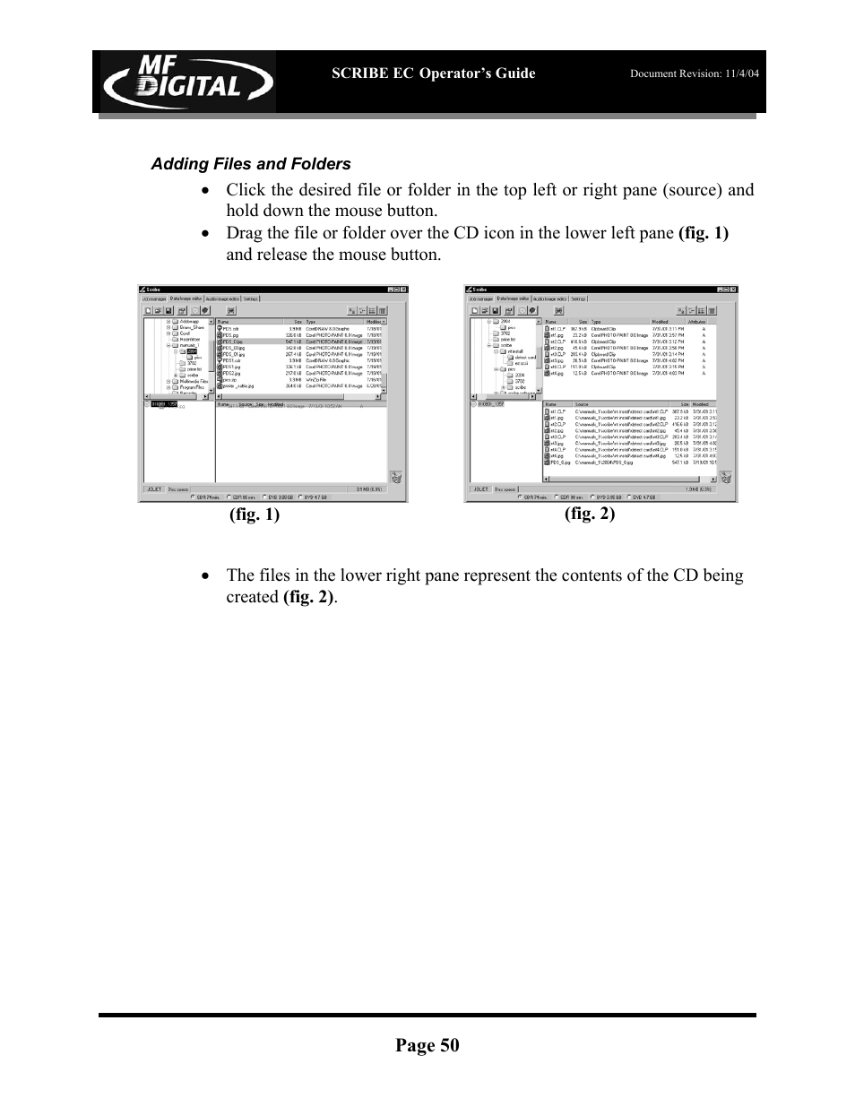 MF Digital SCRIBE EC PC-Based Series User Manual | Page 51 / 91