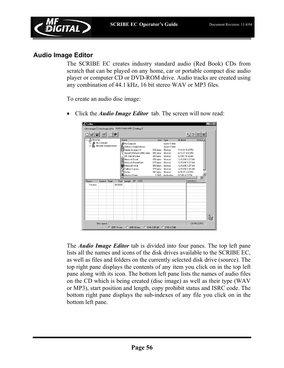 MF Digital SCRIBE EC PC-Based Series User Manual | Page 57 / 91