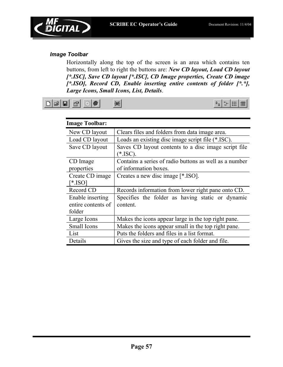 MF Digital SCRIBE EC PC-Based Series User Manual | Page 58 / 91