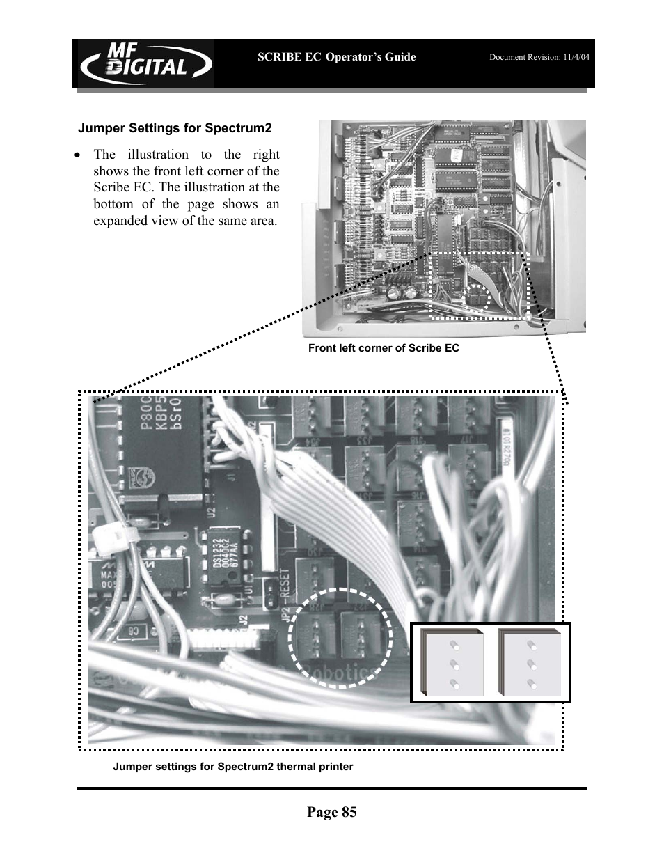 Page 85 | MF Digital SCRIBE EC PC-Based Series User Manual | Page 86 / 91