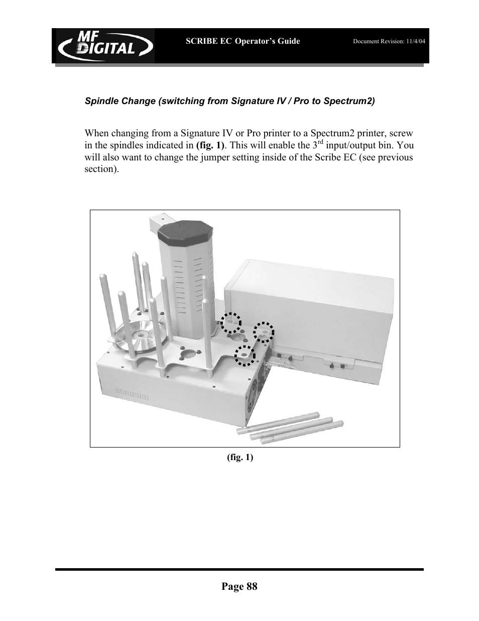 MF Digital SCRIBE EC PC-Based Series User Manual | Page 89 / 91