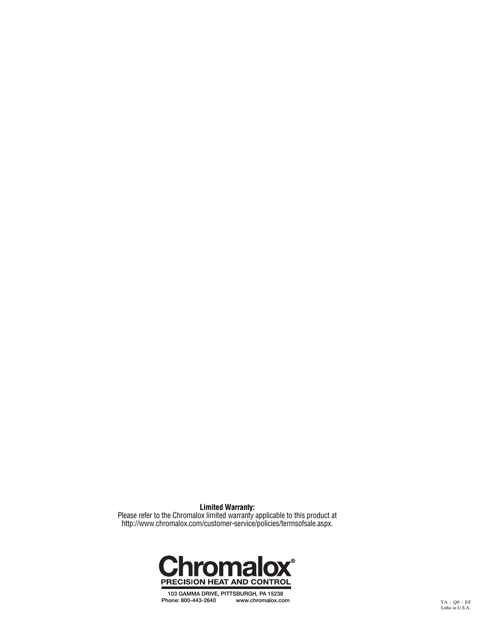 Chromalox NOR FOUND PD445 User Manual | Page 2 / 2