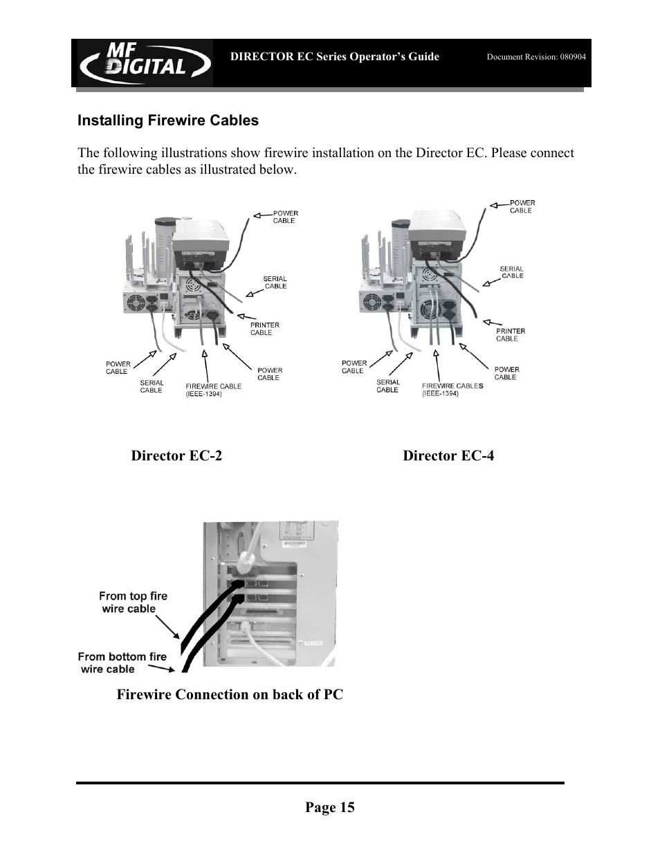 MF Digital Director EC Publishing Series User Manual | Page 16 / 87