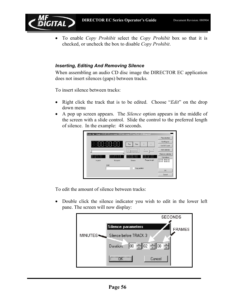 MF Digital Director EC Publishing Series User Manual | Page 57 / 87