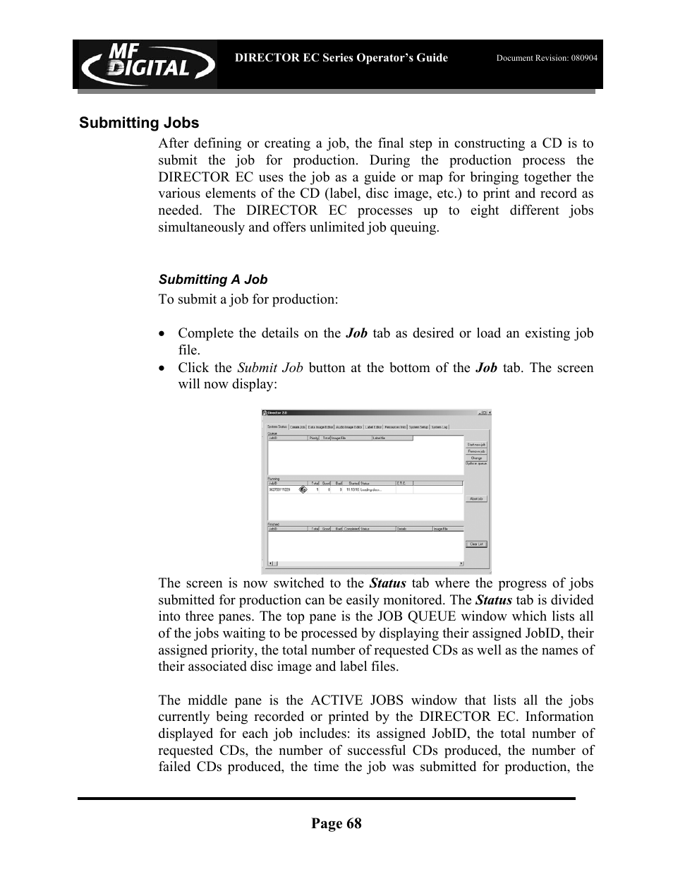 MF Digital Director EC Publishing Series User Manual | Page 69 / 87